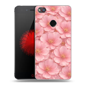 Силиконовый чехол на ZTE Nubia Z11 Mini S с принтом женский