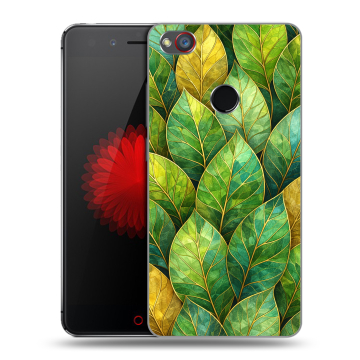 Силиконовый чехол на ZTE Nubia Z11 Mini S с принтом женский