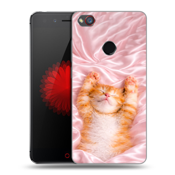 Силиконовый чехол на ZTE Nubia Z11 Mini S с принтом женский