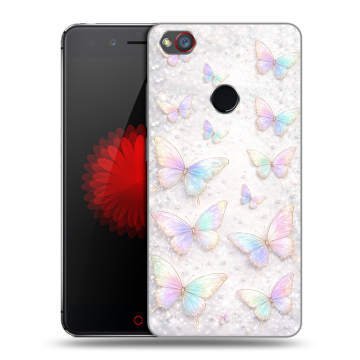 Силиконовый чехол на ZTE Nubia Z11 Mini S с принтом женский