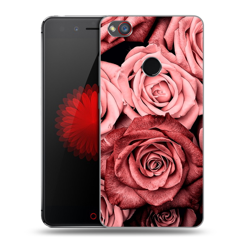 Пластиковый чехол на ZTE Nubia Z11 Mini S с принтом Цветы розы Пластиковый чехол на ZTE Nubia Z11 Mini S с принтом Цветы розы