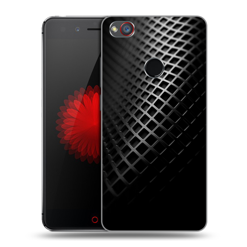 Силиконовый чехол на ZTE Nubia Z11 Mini S с принтом Текстура металла Силиконовый чехол на ZTE Nubia Z11 Mini S с принтом Текстура металла