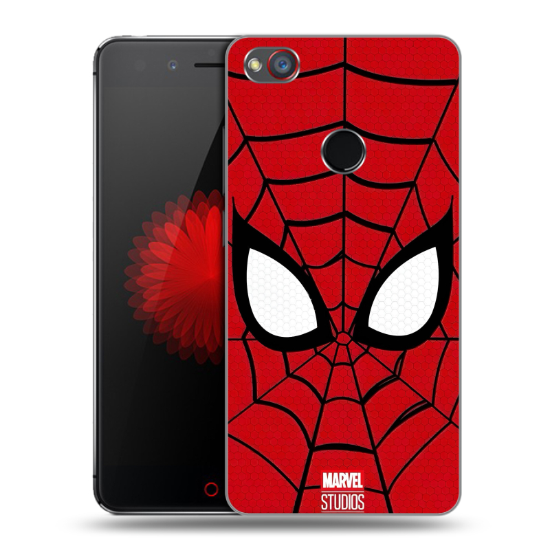 Пластиковый чехол на ZTE Nubia Z11 Mini S с принтом человек паук spiderman Пластиковый чехол на ZTE Nubia Z11 Mini S с принтом человек паук spiderman