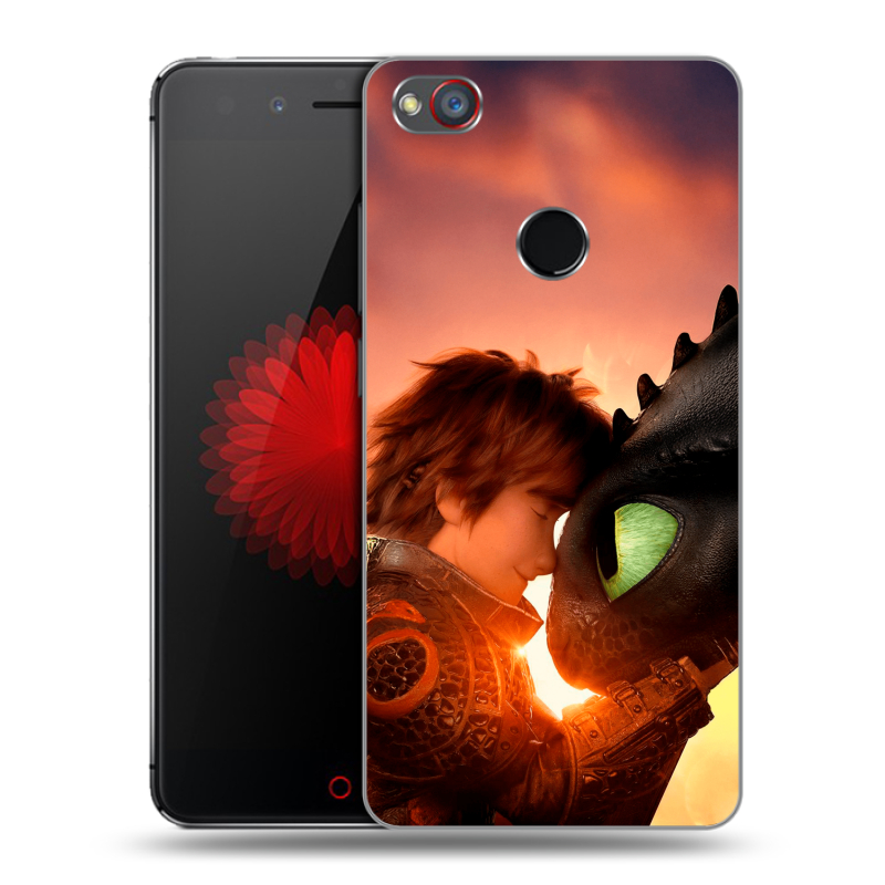 Силиконовый чехол на ZTE Nubia Z11 Mini S с принтом Как приручить дракона Силиконовый чехол на ZTE Nubia Z11 Mini S с принтом Как приручить дракона