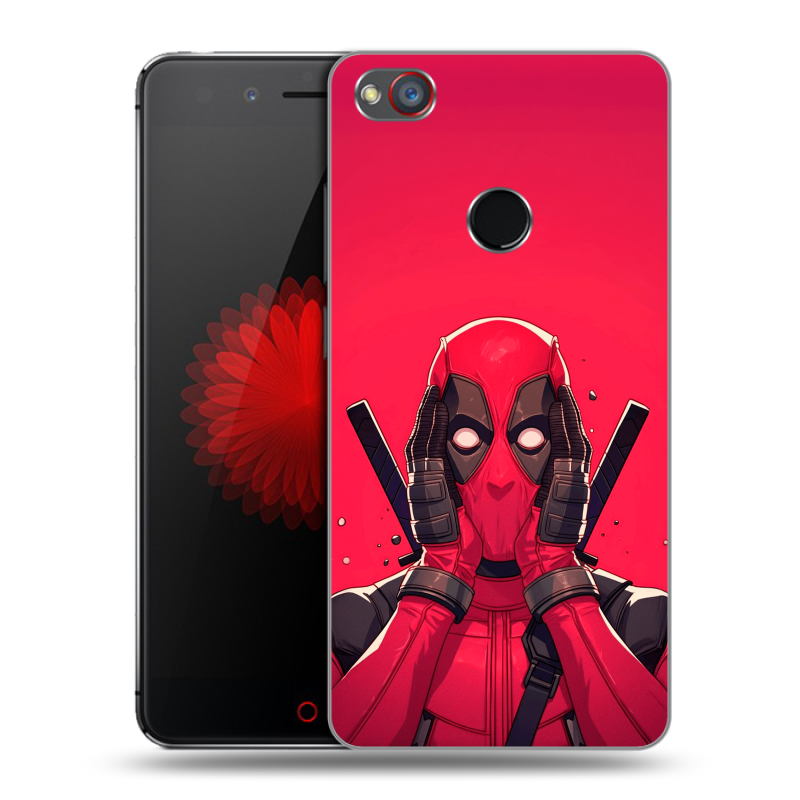 Силиконовый чехол на ZTE Nubia Z11 Mini S с принтом Дедпул Deadpool Силиконовый чехол на ZTE Nubia Z11 Mini S с принтом Дедпул Deadpool