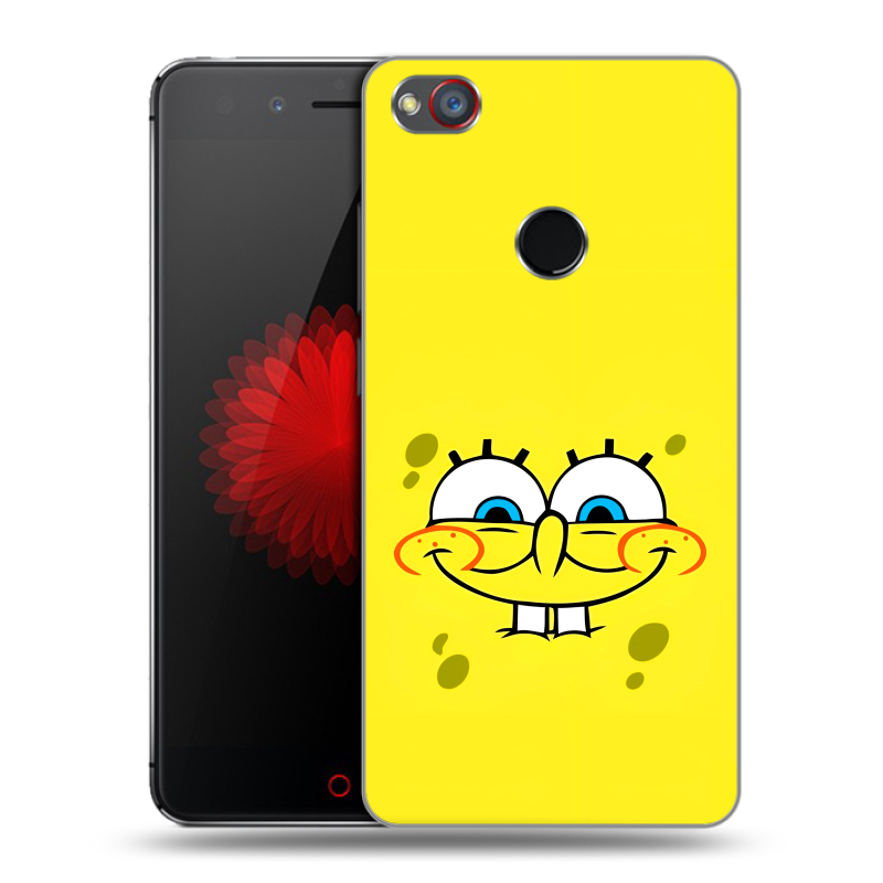 Силиконовый чехол на ZTE Nubia Z11 Mini S с принтом спанчбоб спанч боб Силиконовый чехол на ZTE Nubia Z11 Mini S с принтом спанчбоб спанч боб
