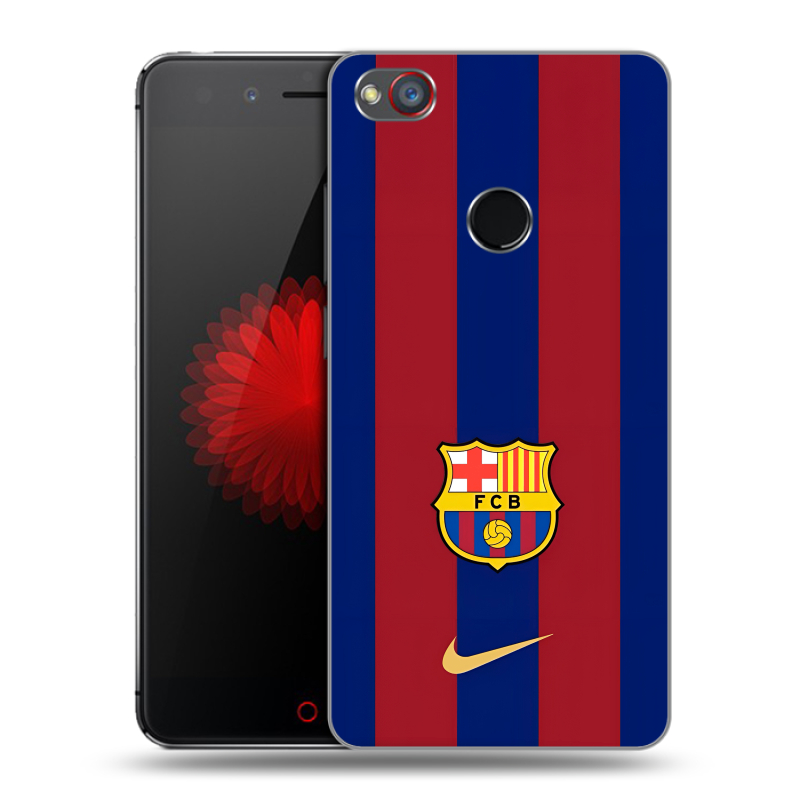 Силиконовый чехол на ZTE Nubia Z11 Mini S с принтом Барселона Barcelona Силиконовый чехол на ZTE Nubia Z11 Mini S с принтом Барселона Barcelona