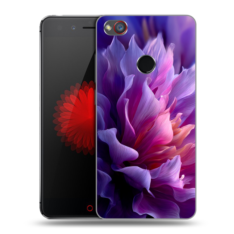 Пластиковый чехол на ZTE Nubia Z11 Mini S с принтом женский цветы Пластиковый чехол на ZTE Nubia Z11 Mini S с принтом женский цветы