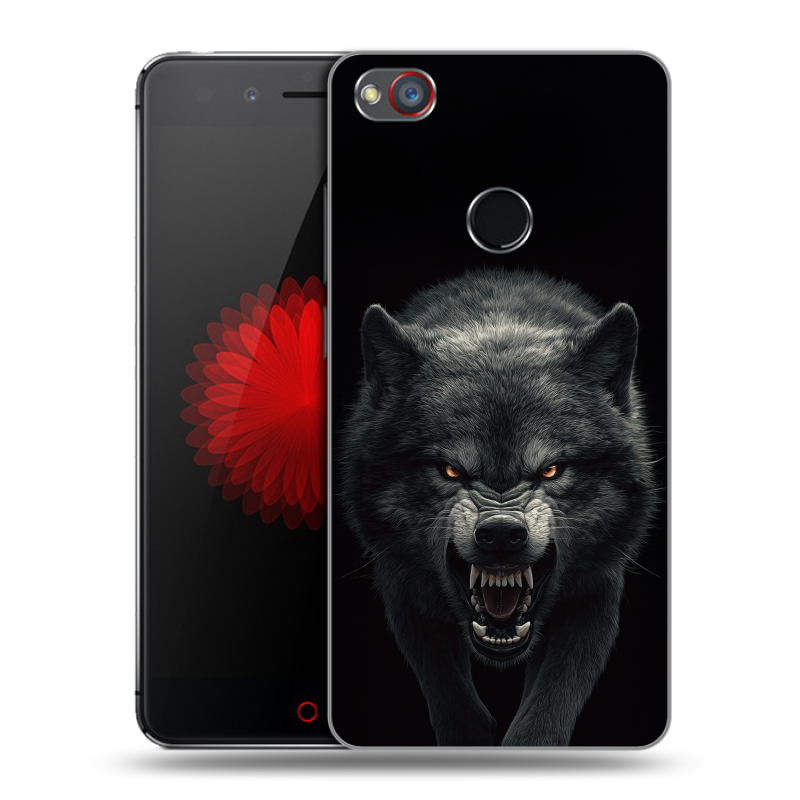 Пластиковый чехол на ZTE Nubia Z11 Mini S с принтом Волк Пластиковый чехол на ZTE Nubia Z11 Mini S с принтом Волк