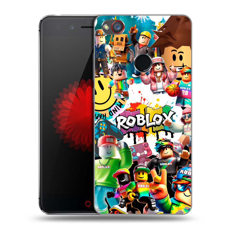 Пластиковый чехол на ZTE Nubia Z11 Mini S с принтом Roblox Роблокс Пластиковый чехол на ZTE Nubia Z11 Mini S с принтом Roblox Роблокс