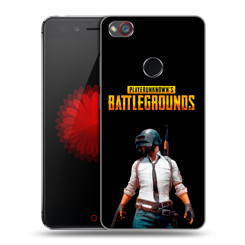 Силиконовый чехол на ZTE Nubia Z11 Mini S с принтом PUGB ПАГБ Силиконовый чехол на ZTE Nubia Z11 Mini S с принтом PUGB ПАГБ