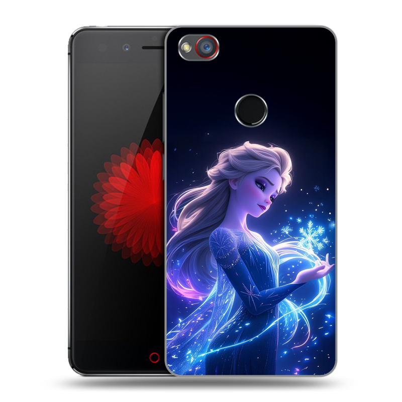 Пластиковый чехол на ZTE Nubia Z11 Mini S с принтом Холодное сердце Frozen Пластиковый чехол на ZTE Nubia Z11 Mini S с принтом Холодное сердце Frozen
