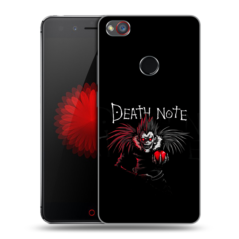 Пластиковый чехол на ZTE Nubia Z11 Mini S с принтом Death note Тетрадь смерти Пластиковый чехол на ZTE Nubia Z11 Mini S с принтом Death note Тетрадь смерти