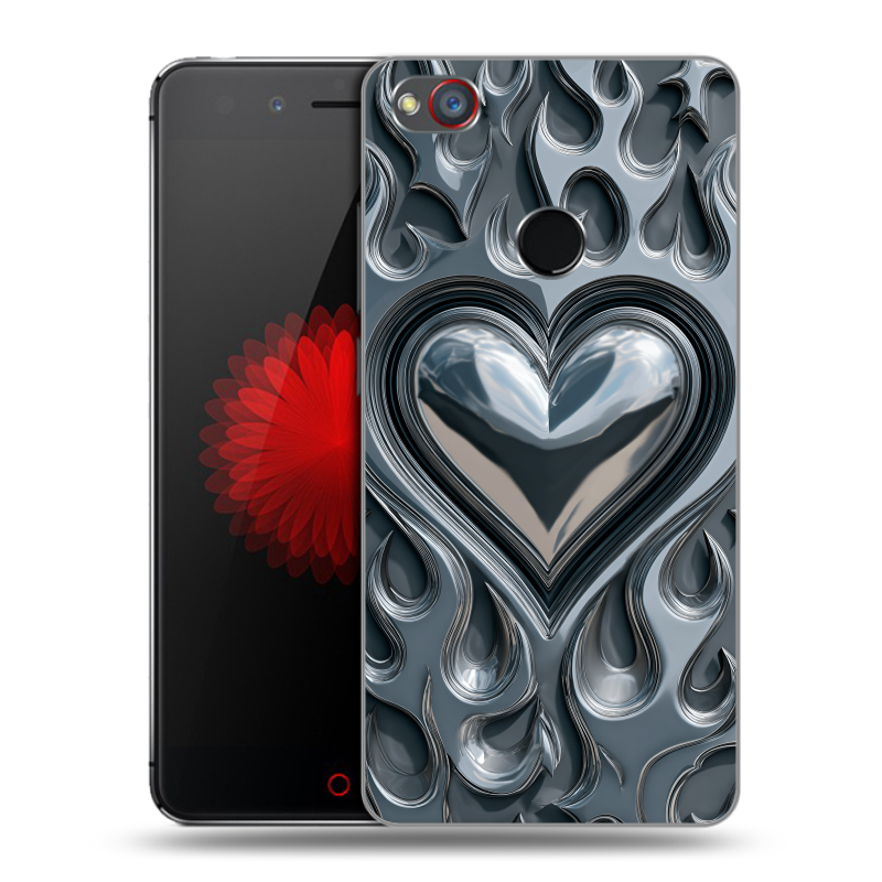 Силиконовый чехол на ZTE Nubia Z11 Mini S с принтом Y2K Силиконовый чехол на ZTE Nubia Z11 Mini S с принтом Y2K