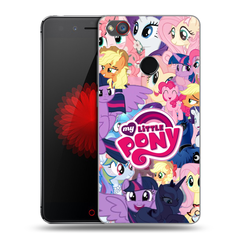 Пластиковый чехол на ZTE Nubia Z11 Mini S с принтом My little pony Дружба чудо Пластиковый чехол на ZTE Nubia Z11 Mini S с принтом My little pony Дружба чудо
