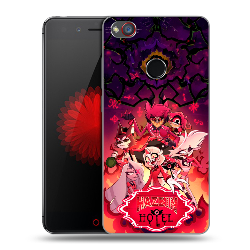 Пластиковый чехол на ZTE Nubia Z11 Mini S с принтом Hazbin Hotel Отель Хазбин Пластиковый чехол на ZTE Nubia Z11 Mini S с принтом Hazbin Hotel Отель Хазбин