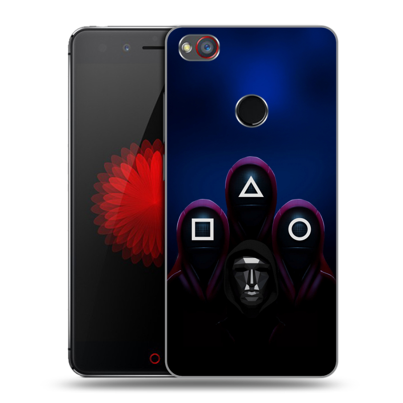 Силиконовый чехол на ZTE Nubia Z11 Mini S с принтом Игра Кальмара Силиконовый чехол на ZTE Nubia Z11 Mini S с принтом Игра Кальмара