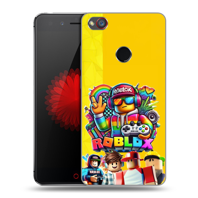 Пластиковый чехол на ZTE Nubia Z11 Mini S с принтом Roblox Роблокс Пластиковый чехол на ZTE Nubia Z11 Mini S с принтом Roblox Роблокс