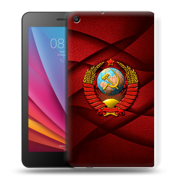 Силиконовый чехол на планшета Huawei MediaPad T2 7.0 с принтом Герб СССР Силиконовый чехол на планшета Huawei MediaPad T2 7.0 с принтом Герб СССР