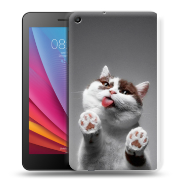 Силиконовый чехол на планшета Huawei MediaPad T2 7.0 с принтом Коты Силиконовый чехол на планшета Huawei MediaPad T2 7.0 с принтом Коты