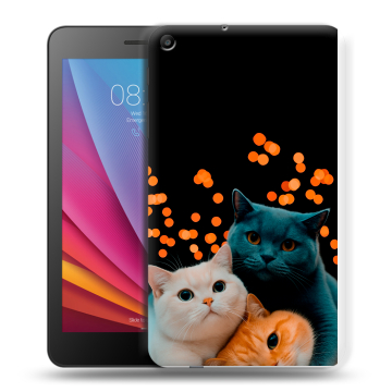 Силиконовый чехол на планшета Huawei MediaPad T2 7.0 с принтом Кошки Силиконовый чехол на планшета Huawei MediaPad T2 7.0 с принтом Кошки