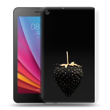 Силиконовый чехол на Huawei MediaPad T2 7.0 с принтом Черная клубника