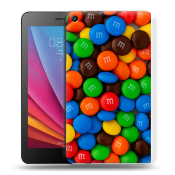 Силиконовый чехол на планшета Huawei MediaPad T2 7.0 с принтом Конфеты Силиконовый чехол на планшета Huawei MediaPad T2 7.0 с принтом Конфеты