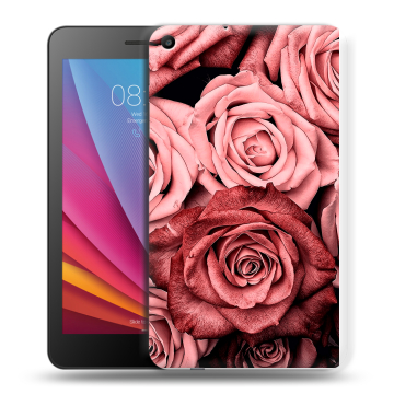 Силиконовый чехол на планшета Huawei MediaPad T2 7.0 с принтом Цветы розы Силиконовый чехол на планшета Huawei MediaPad T2 7.0 с принтом Цветы розы