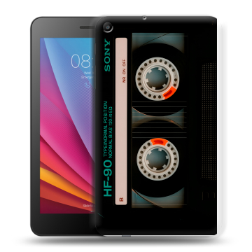 Силиконовый чехол на Huawei MediaPad T2 7.0 с принтом Кассета Силиконовый чехол на Huawei MediaPad T2 7.0 с принтом Кассета