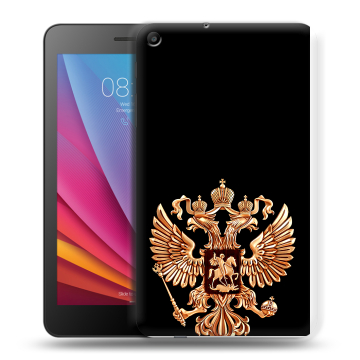 Силиконовый чехол на Huawei MediaPad T2 7.0 с принтом Герб России золотой Силиконовый чехол на Huawei MediaPad T2 7.0 с принтом Герб России золотой