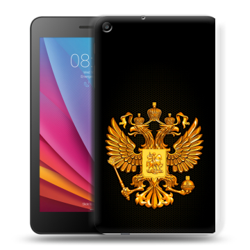 Силиконовый чехол на Huawei MediaPad T2 7.0 с принтом Герб России желтый Силиконовый чехол на Huawei MediaPad T2 7.0 с принтом Герб России желтый