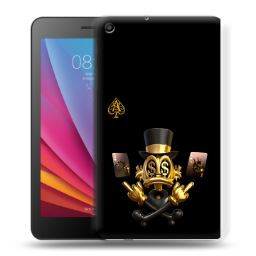 Силиконовый чехол на Huawei MediaPad T2 7.0 с принтом Золотой скрудж макдак Силиконовый чехол на Huawei MediaPad T2 7.0 с принтом Золотой скрудж макдак