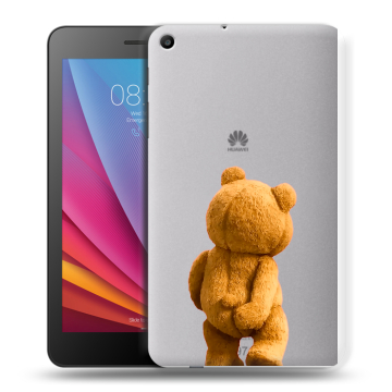 Силиконовый чехол на Huawei MediaPad T2 7.0 с принтом Медведь