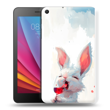 Силиконовый чехол на Huawei MediaPad T2 7.0 с принтом кролик зайчик