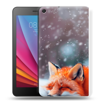Силиконовый чехол на Huawei MediaPad T2 7.0 с принтом лиса