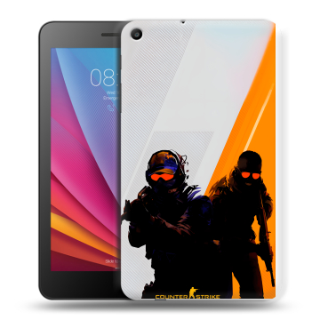 Силиконовый чехол на Huawei MediaPad T2 7.0 с принтом Контер страйк Counter strike Силиконовый чехол на Huawei MediaPad T2 7.0 с принтом Контер страйк Counter strike