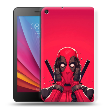 Силиконовый чехол на Huawei MediaPad T2 7.0 с принтом Дедпул Deadpool Силиконовый чехол на Huawei MediaPad T2 7.0 с принтом Дедпул Deadpool