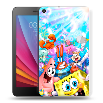 Силиконовый чехол на Huawei MediaPad T2 7.0 с принтом спанчбоб спанч боб Силиконовый чехол на Huawei MediaPad T2 7.0 с принтом спанчбоб спанч боб