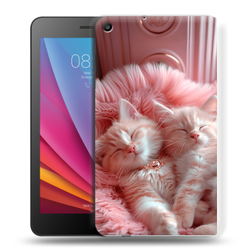 Силиконовый чехол на Huawei MediaPad T2 7.0 с принтом котята котики Силиконовый чехол на Huawei MediaPad T2 7.0 с принтом котята котики