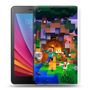 Силиконовый чехол на Huawei MediaPad T2 7.0 с принтом Майнкрафт Minecraft Силиконовый чехол на Huawei MediaPad T2 7.0 с принтом Майнкрафт Minecraft