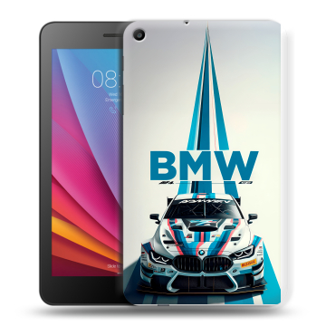 Силиконовый чехол на Huawei MediaPad T2 7.0 с принтом БМВ BMW