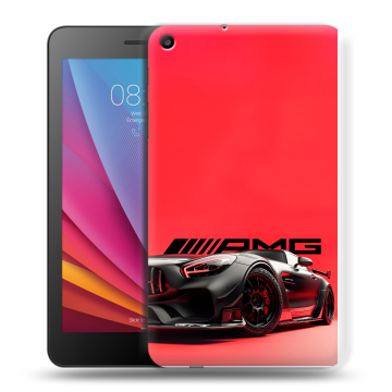 Силиконовый чехол на Huawei MediaPad T2 7.0 с принтом Мерседес Mercedes AMG