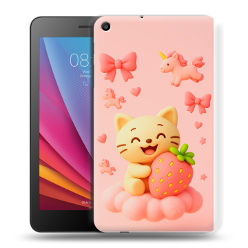 Силиконовый чехол на Huawei MediaPad T2 7.0 с принтом для девочек