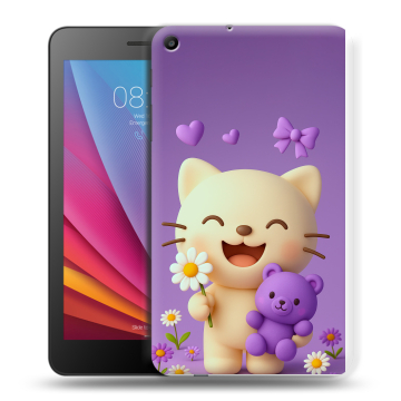 Силиконовый чехол на Huawei MediaPad T2 7.0 с принтом для девочек
