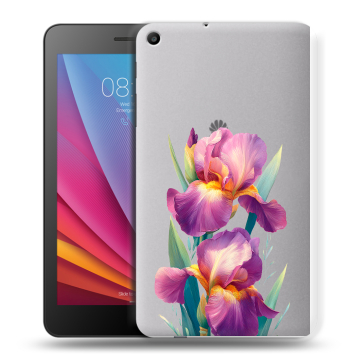 Силиконовый чехол на Huawei MediaPad T2 7.0 с принтом Цветы орхидеи