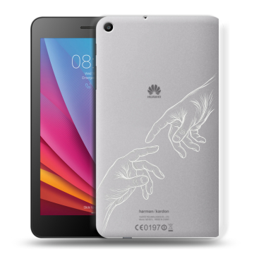 Силиконовый чехол на Huawei MediaPad T2 7.0 с принтом Сотворение мира