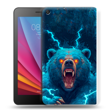 Силиконовый чехол на Huawei MediaPad T2 7.0 с принтом Медведь