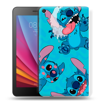 Силиконовый чехол на Huawei MediaPad T2 7.0 с принтом Лило и Стич Силиконовый чехол на Huawei MediaPad T2 7.0 с принтом Лило и Стич