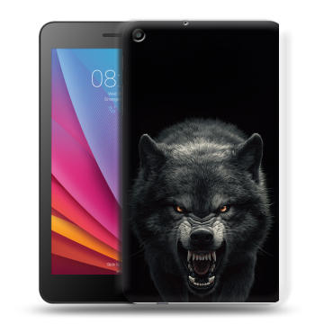 Силиконовый чехол на Huawei MediaPad T2 7.0 с принтом Волк