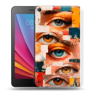 Силиконовый чехол на Huawei MediaPad T2 7.0 с принтом Модный принт